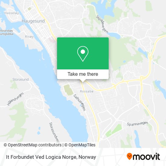 It Forbundet Ved Logica Norge map