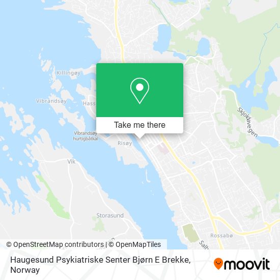 Haugesund Psykiatriske Senter Bjørn E Brekke map