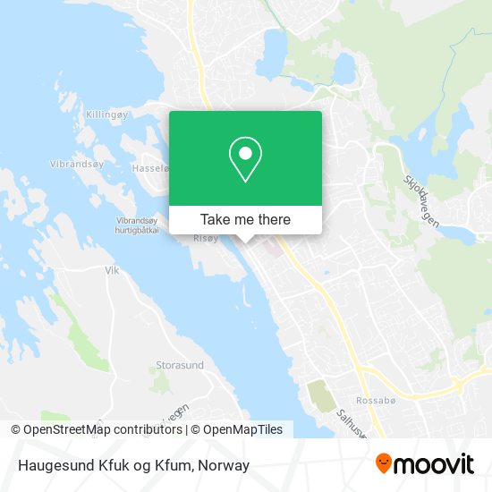 Haugesund Kfuk og Kfum map