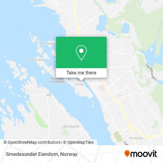 Smedesundet Eiendom map