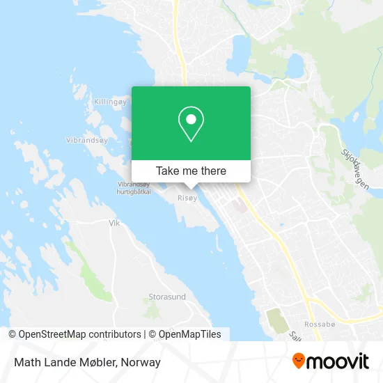 Math Lande Møbler map