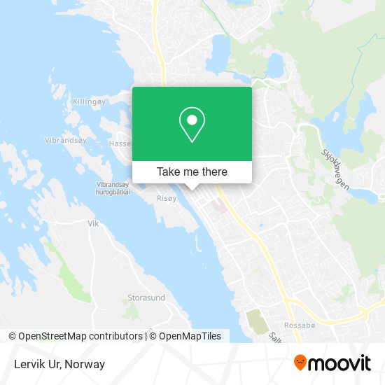 Lervik Ur map