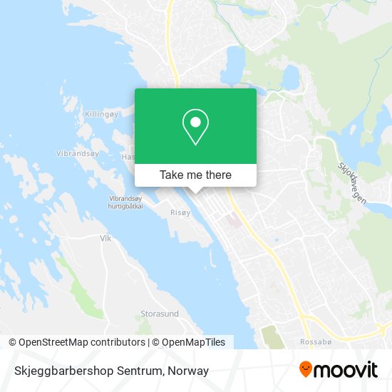 Skjeggbarbershop Sentrum map