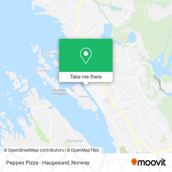Peppes Pizza - Haugesund map