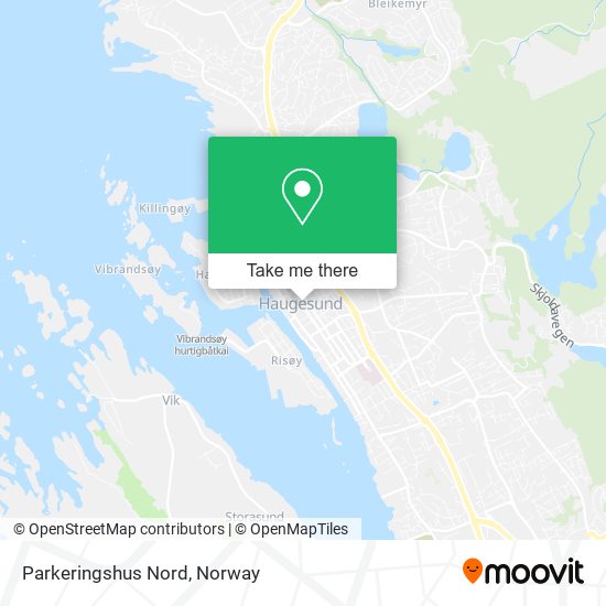 Parkeringshus Nord map