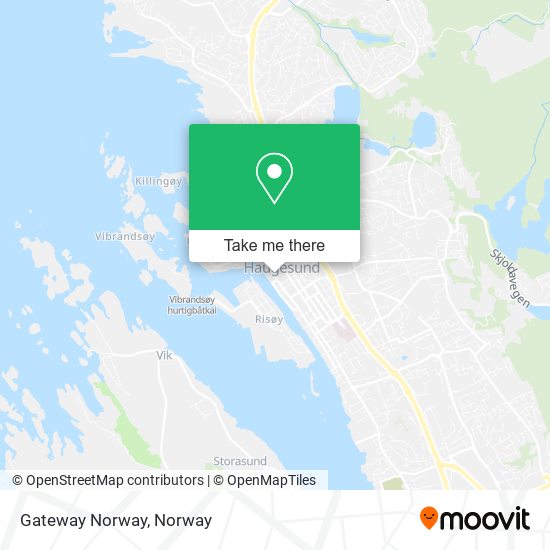 Gateway Norway map