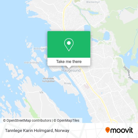 Tannlege Karin Holmgard map