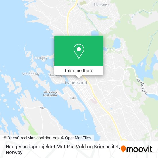 Haugesundsprosjektet Mot Rus Vold og Kriminalitet map