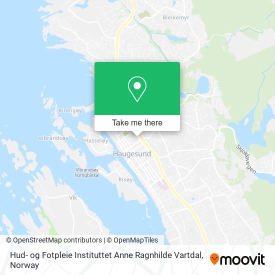 Hud- og Fotpleie Instituttet Anne Ragnhilde Vartdal map