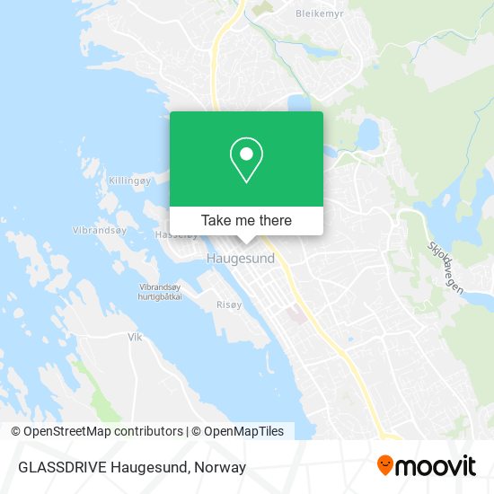 GLASSDRIVE Haugesund map