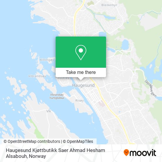 Haugesund Kjøttbutikk Saer Ahmad Hesham Alsabouh map