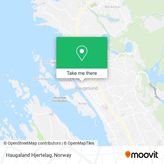 Haugaland Hjertelag map