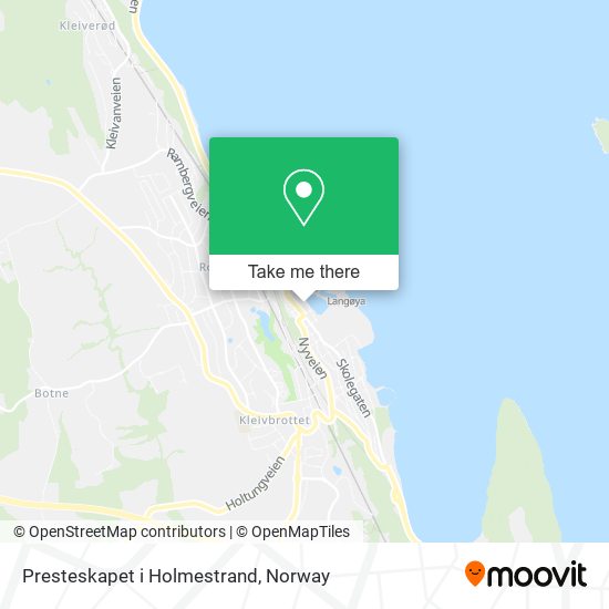 Presteskapet i Holmestrand map