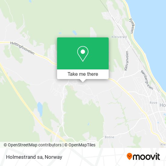 Holmestrand sa map