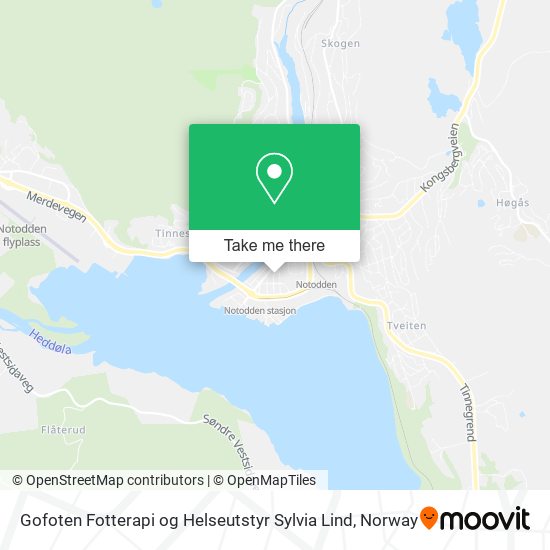 Gofoten Fotterapi og Helseutstyr Sylvia Lind map