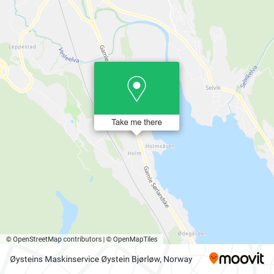 Øysteins Maskinservice Øystein Bjørløw map