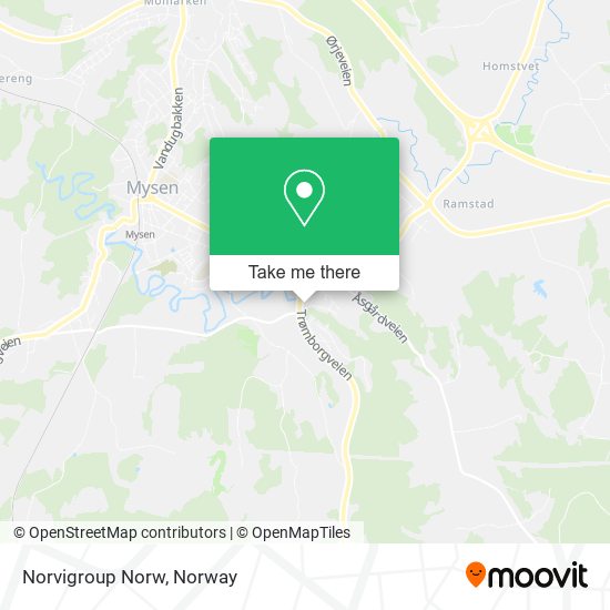 Norvigroup Norw map