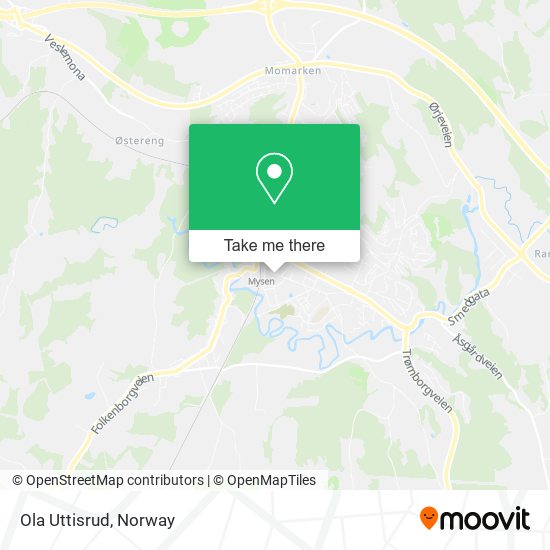 Ola Uttisrud map