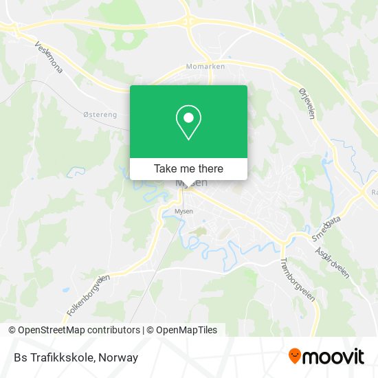 Bs Trafikkskole map