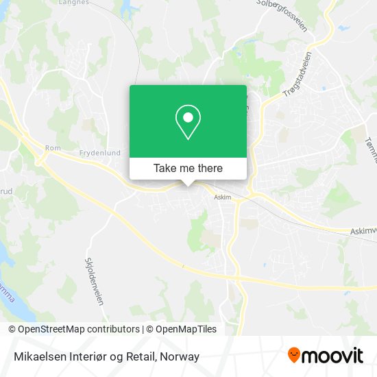 Mikaelsen Interiør og Retail map