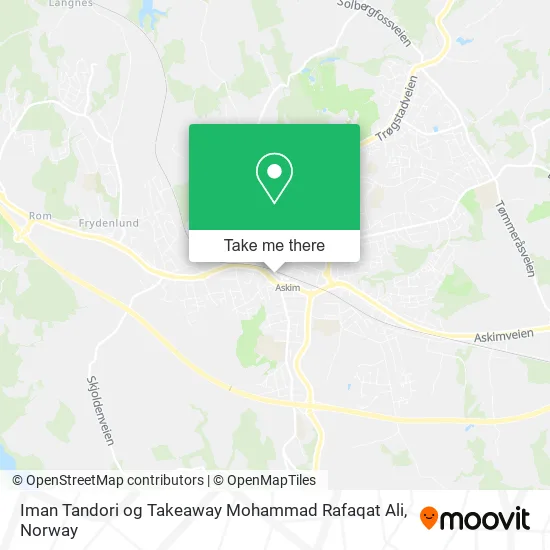 Iman Tandori og Takeaway Mohammad Rafaqat Ali map