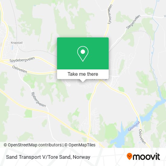 Sand Transport V/Tore Sand map