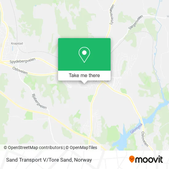 Sand Transport V/Tore Sand map