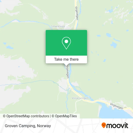 Groven Camping map