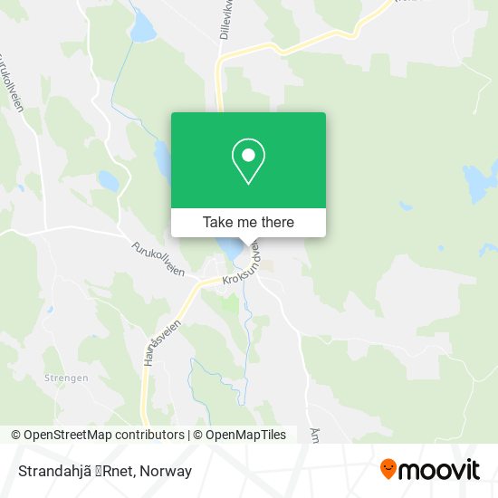 Strandahjã ̧Rnet map