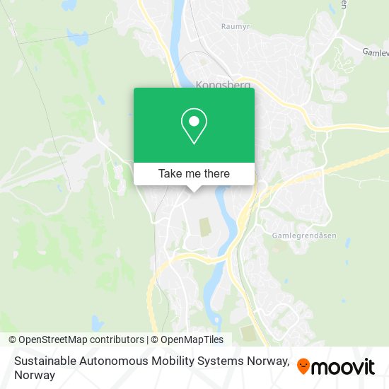 Sustainable Autonomous Mobility Systems Norway map