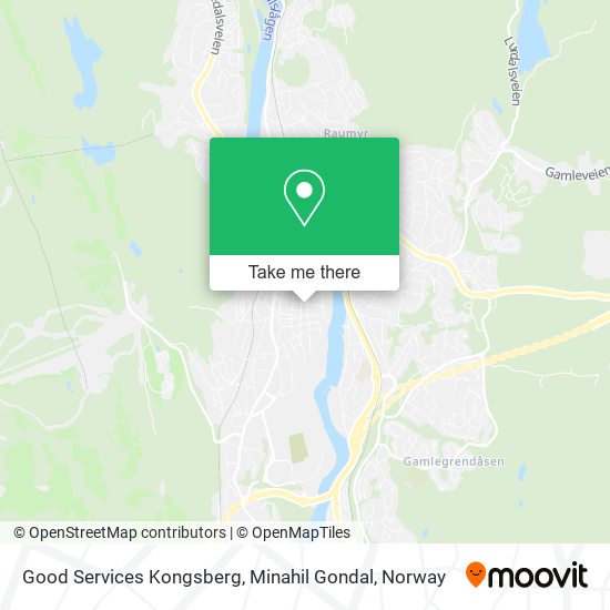 Good Services Kongsberg, Minahil Gondal map