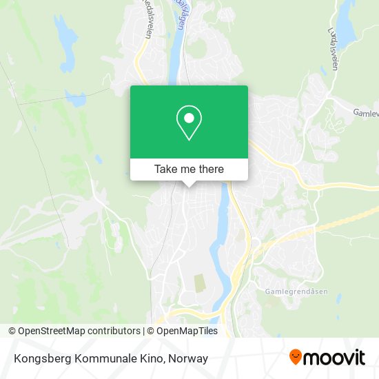 Kongsberg Kommunale Kino map