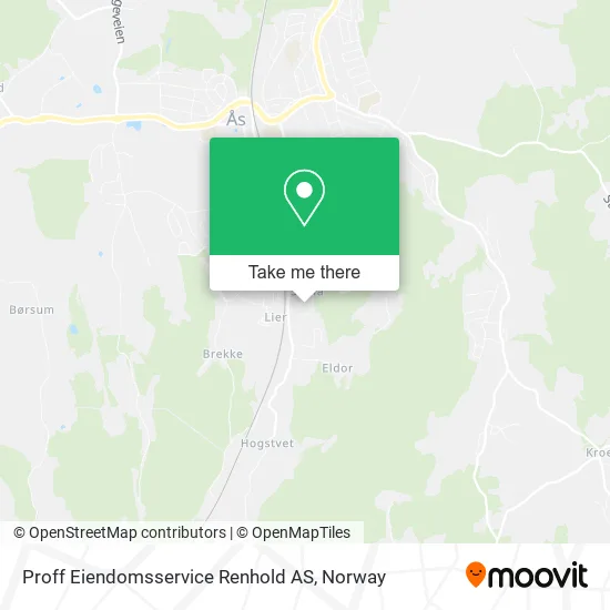 Proff Eiendomsservice Renhold AS map