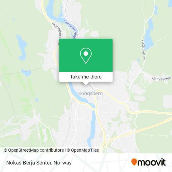 Nokas Berja Senter map