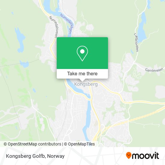 Kongsberg Golfb map