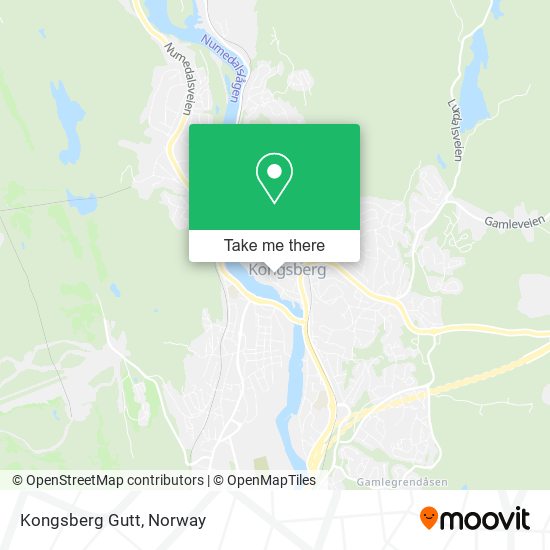 Kongsberg Gutt map
