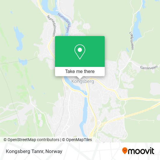 Kongsberg Tannr map