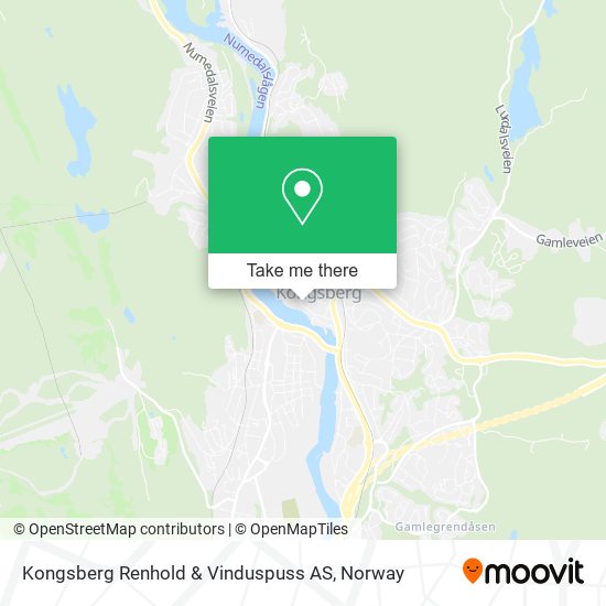 Kongsberg Renhold & Vinduspuss AS map