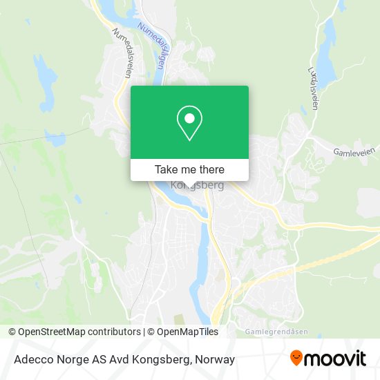 Adecco Norge AS Avd Kongsberg map