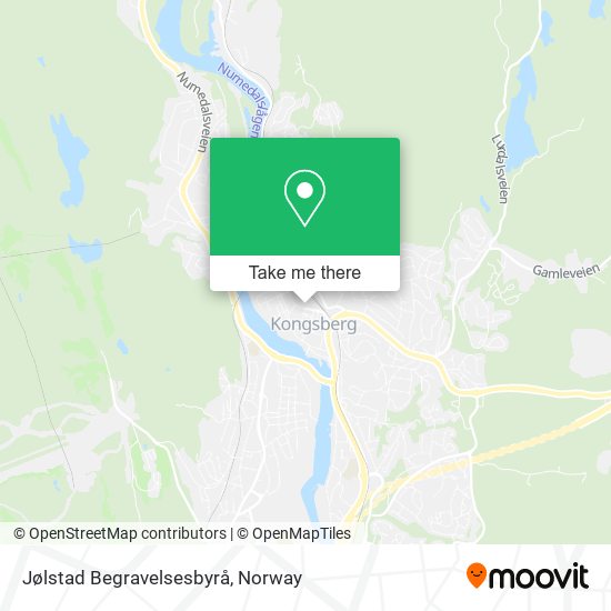 Jølstad Begravelsesbyrå map