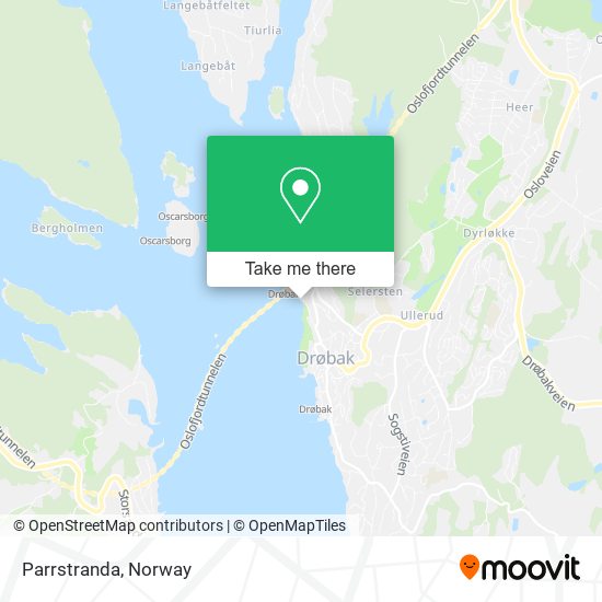 Parrstranda map