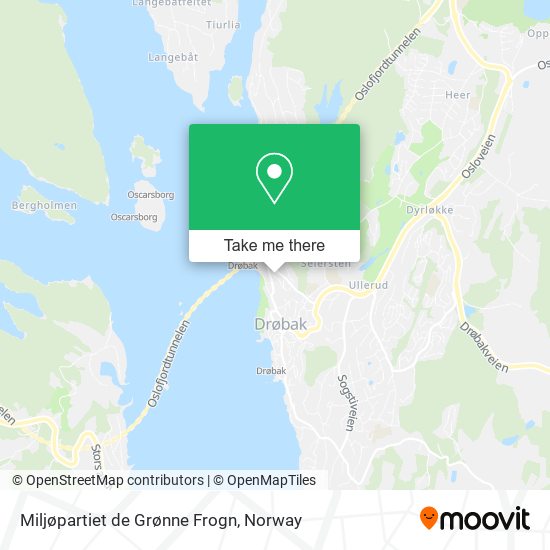 Miljøpartiet de Grønne Frogn map