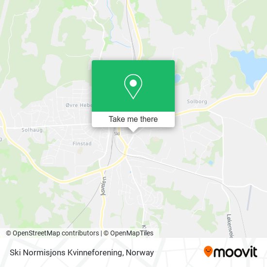 Ski Normisjons Kvinneforening map