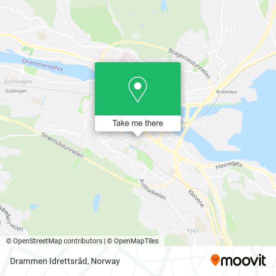 Drammen Idrettsråd map
