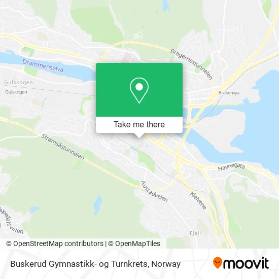 Buskerud Gymnastikk- og Turnkrets map