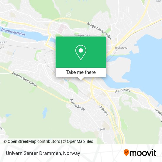 Univern Senter Drammen map