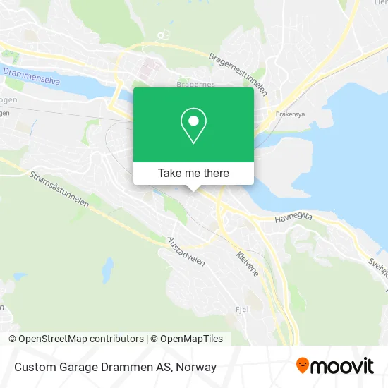 Custom Garage Drammen AS map