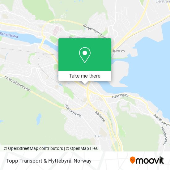 Topp Transport & Flyttebyrå map