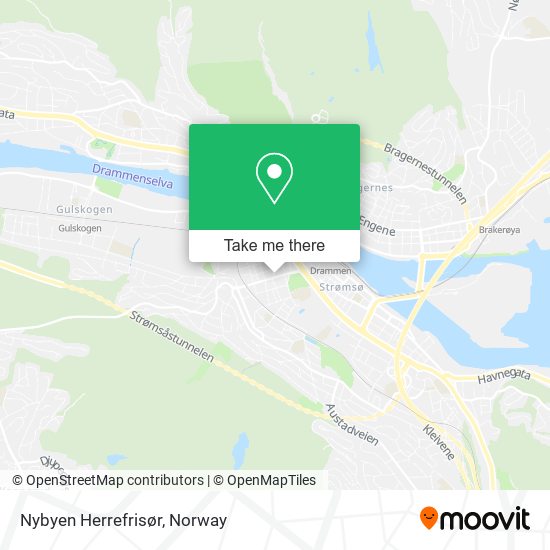 Nybyen Herrefrisør map