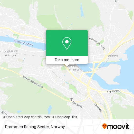 Drammen Racing Senter map